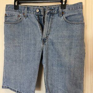 Men's Levis 505 Blue Jean Shorts Size 33